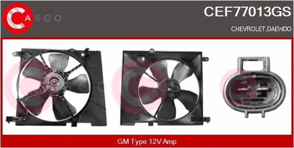 Electric Motor, radiator fan (CEF77013GS)