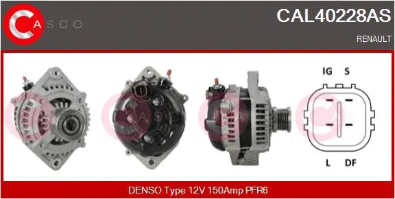 Alternator (CAL40228AS)