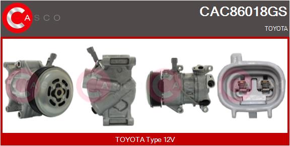 Compressor, air conditioning (CAC86018GS)