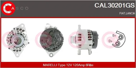 Alternator (CAL30201GS)