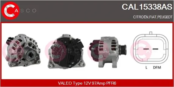 Alternator (CAL15338AS)