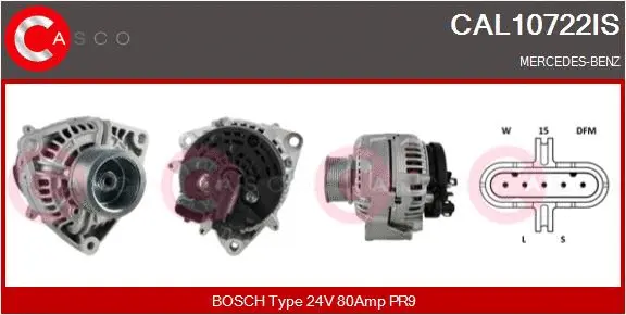 Alternator (CAL10722IS)