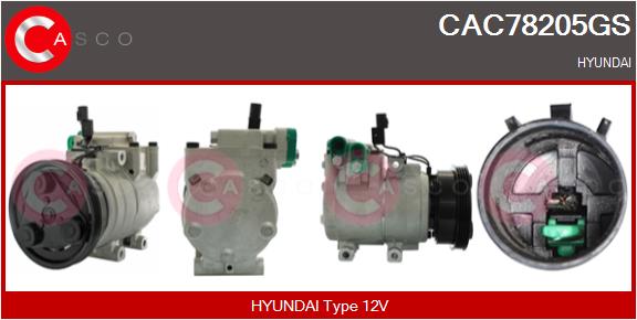 Compressor, air conditioning (CAC78205GS)
