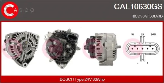 Alternator (CAL10630GS)