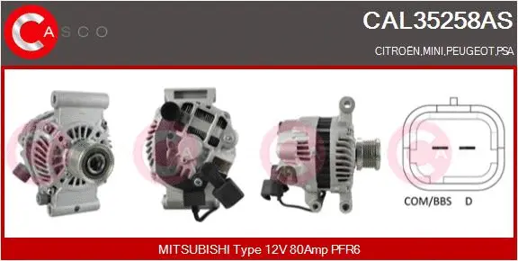 Alternator (CAL35258AS)