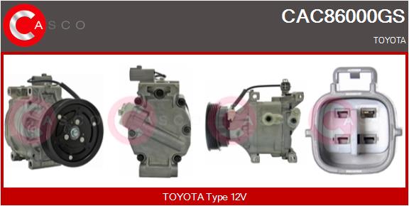 Compressor, air conditioning (CAC86000GS)