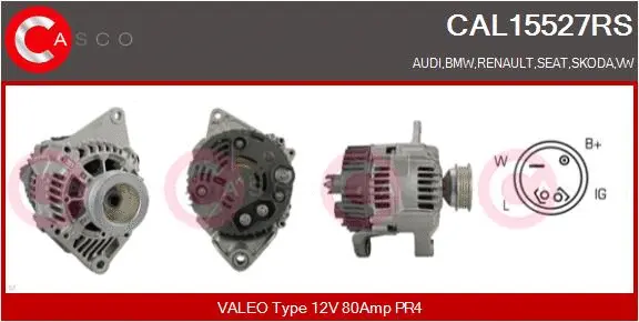Alternator (CAL15527RS)
