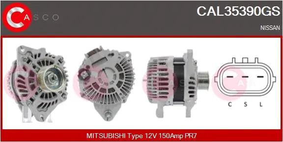 Alternator (CAL35390GS)
