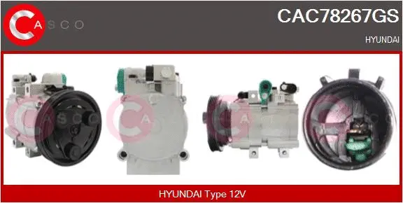 Compressor, air conditioning (CAC78267GS)
