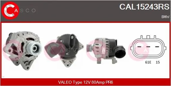 Alternator (CAL15243RS)