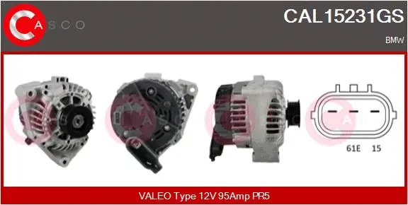 Alternator (CAL15231GS)
