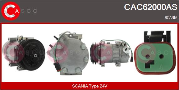 Compressor, air conditioning (CAC62000AS)