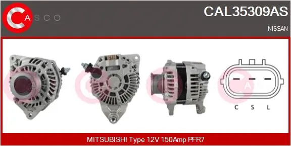 Alternator (CAL35309AS)