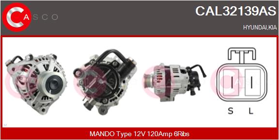 Alternator (CAL32139AS)