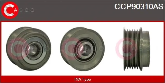 Belt Pulley, alternator (CCP90310AS)