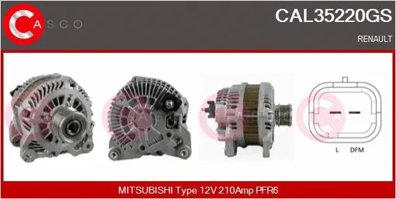 Alternator (CAL35220GS)
