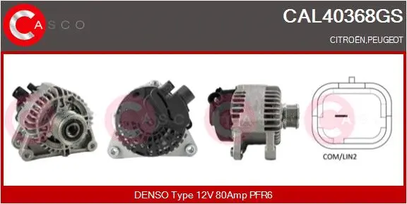 Alternator (CAL40368GS)