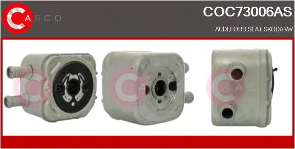 Oil Cooler, engine oil (COC73006AS)