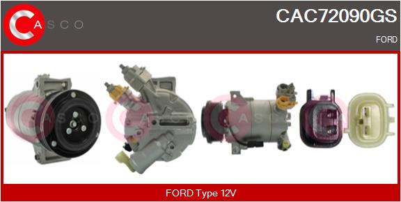 Compressor, air conditioning (CAC72090GS)