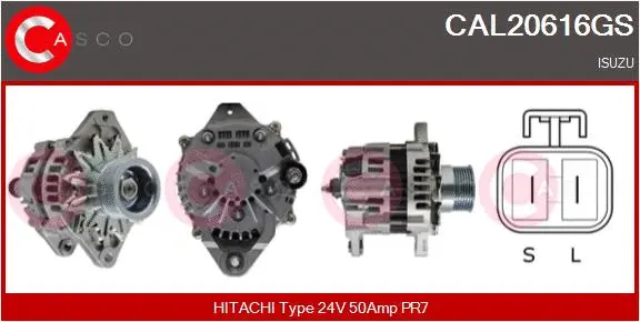 Alternator (CAL20616GS)