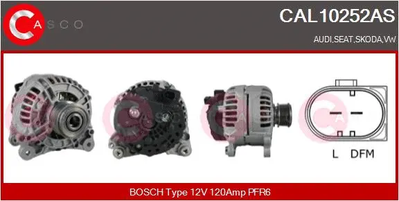Alternator (CAL10252AS)
