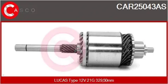 Armature, starter (CAR25043AS)