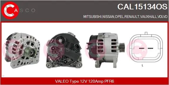 Alternator (CAL15134OS)