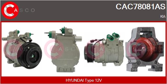 Compressor, air conditioning (CAC78081AS)
