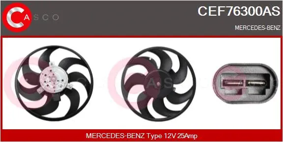 Fan, engine cooling (CEF76300AS)