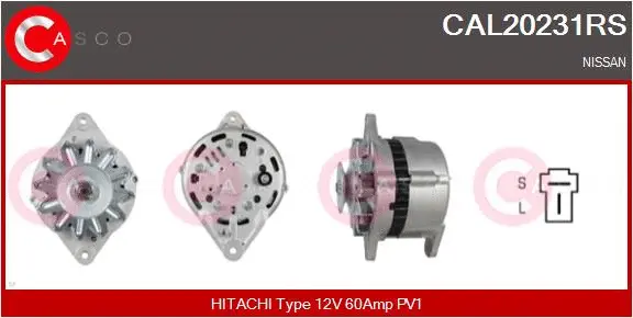 Alternator (CAL20231RS)