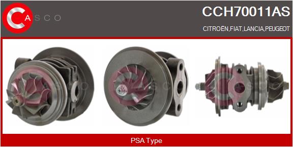 Core assembly, turbocharger (CCH70011AS)