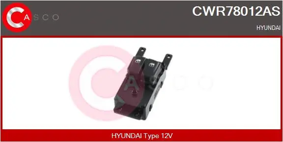 Switch, window regulator (CWR78012AS)