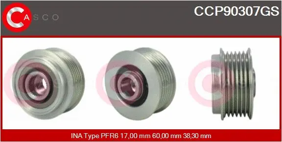 Belt Pulley, alternator (CCP90307GS)