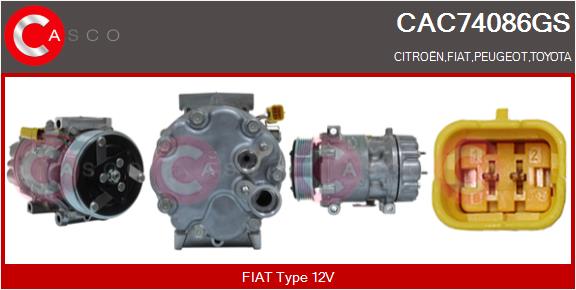 Compressor, air conditioning (CAC74086GS)