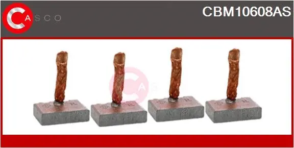 Carbon Brush, starter (CBM10608AS)