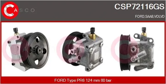 Hydraulic Pump, steering (CSP72116GS)