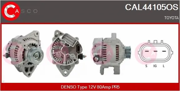 Alternator (CAL44105OS)
