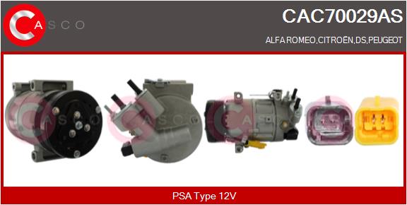 Compressor, air conditioning (CAC70029AS)