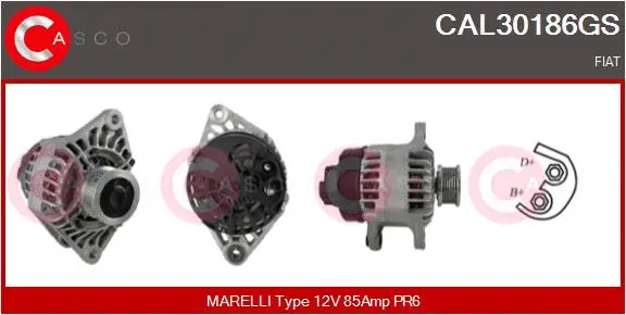 Alternator (CAL30186GS)