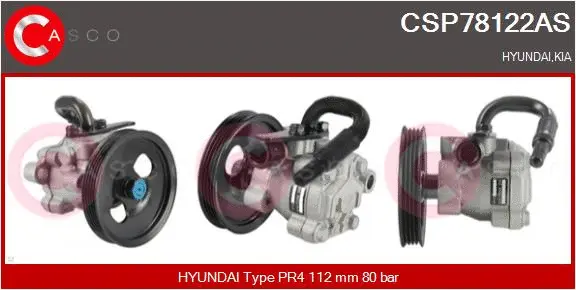 Hydraulic Pump, steering (CSP78122AS)