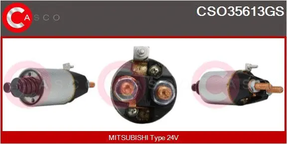 Solenoid Switch, starter (CSO35613GS)