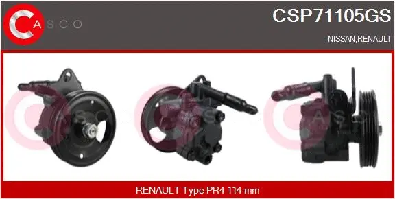 Hydraulic Pump, steering (CSP71105GS)