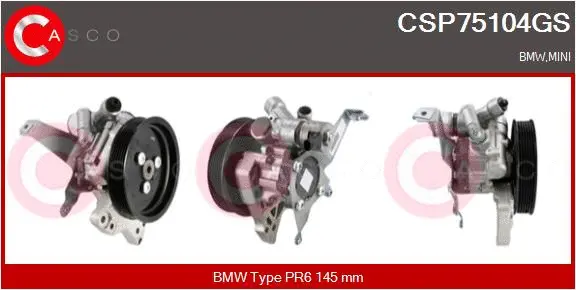 Hydraulic Pump, steering (CSP75104GS)