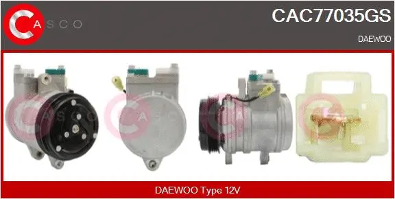 Compressor, air conditioning (CAC77035GS)