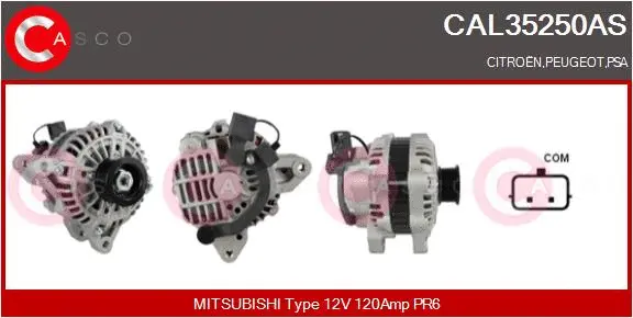Alternator (CAL35250AS)