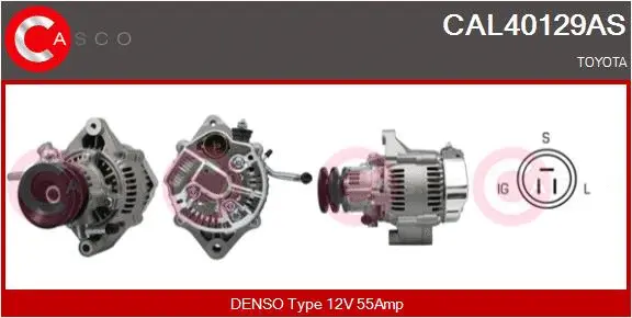 Alternator (CAL40129AS)