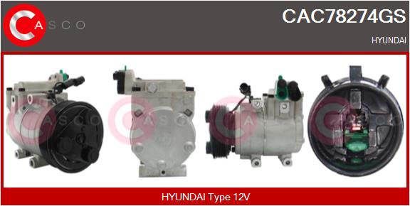Compressor, air conditioning (CAC78274GS)