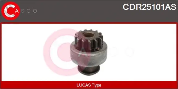 Pinion, starter (CDR25101AS)
