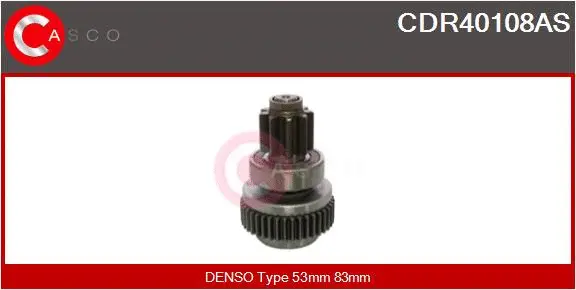 Pinion, starter (CDR40108AS)