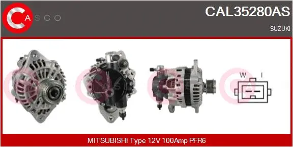 Alternator (CAL35280AS)